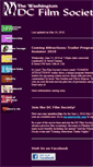 Mobile Screenshot of dcfilmsociety.org